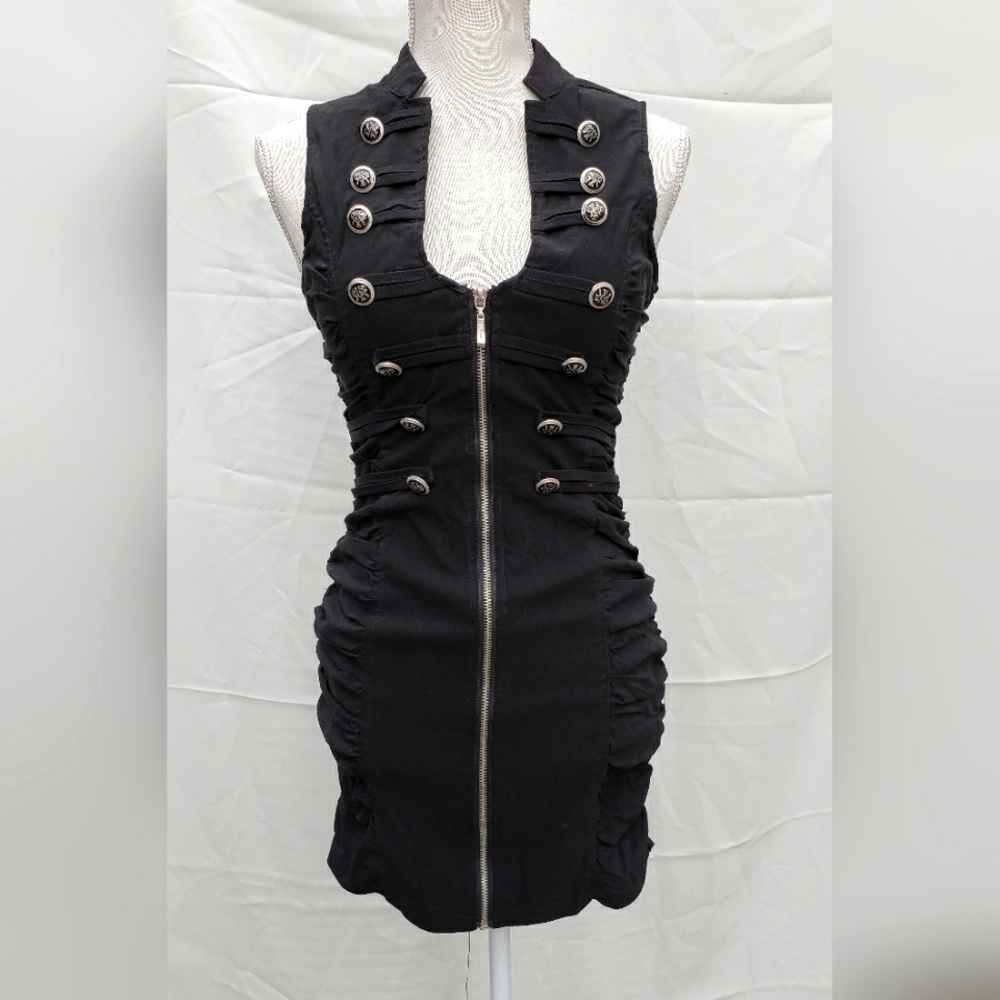 Lydia Black Ruched dress Size L